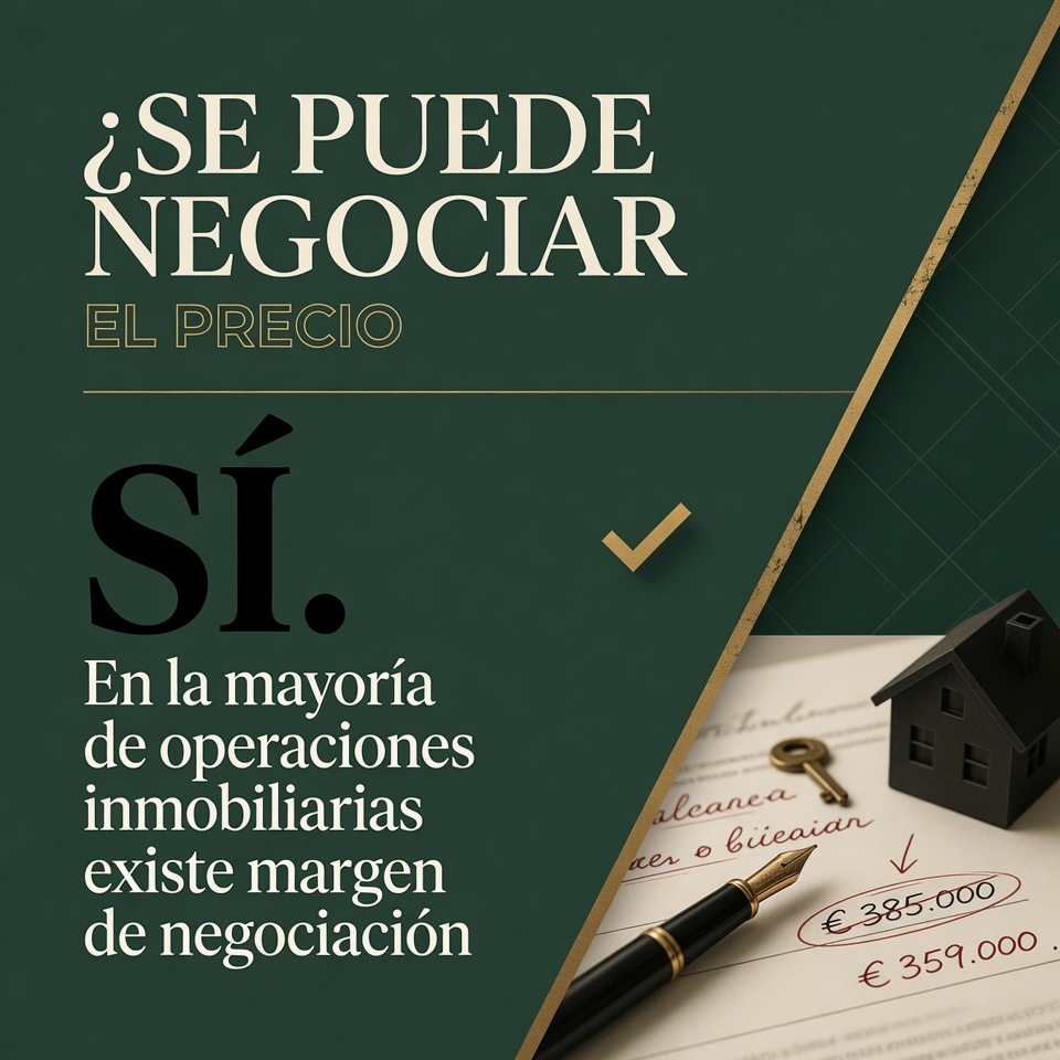 Cómo negociar el precio de una vivienda.